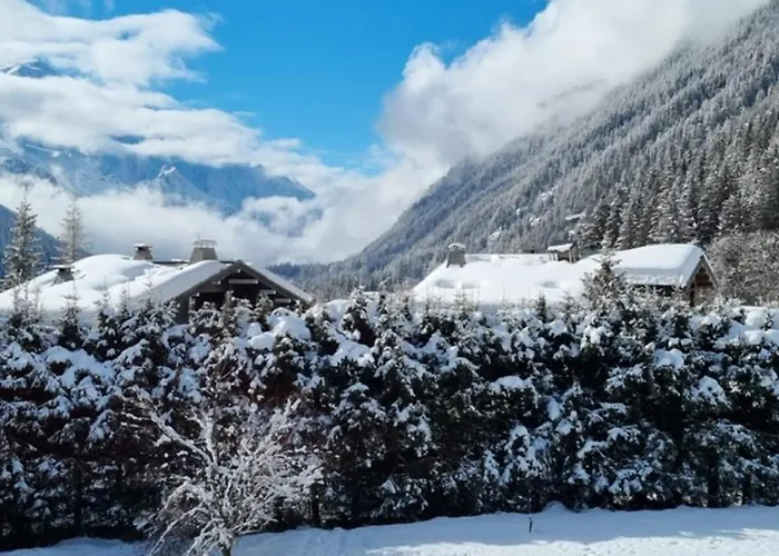 Charming With Swimming Pool In Argentiere Apartmán