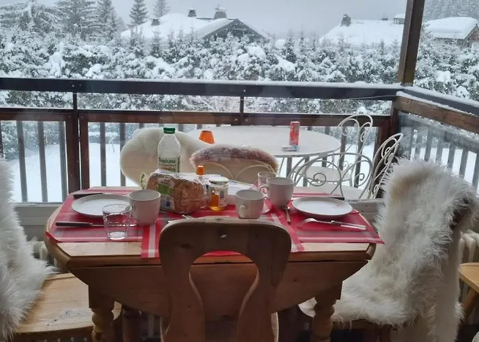 Charming With Swimming Pool In Argentiere Apartment